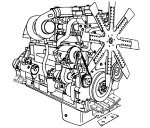 Двигатель БелАЗ 7555