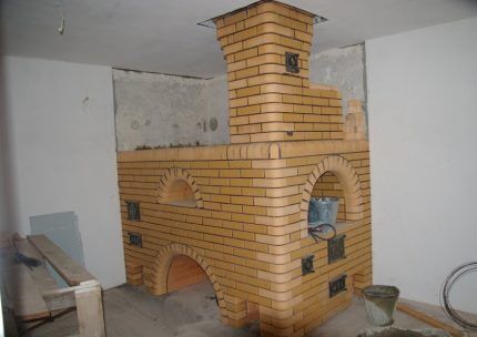 Насадная дымовая труба Насадной дымоход на кирпичной печи