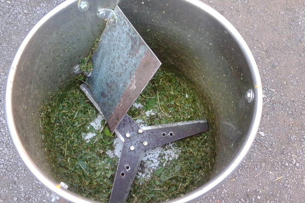 Самодельная сенорезка из стиральной машины