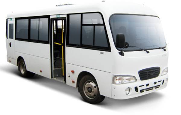 Технические характеристики автобусов среднего класса Hyundai County