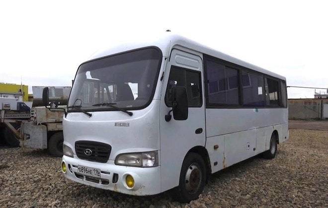 Технические характеристики автобусов среднего класса Hyundai County