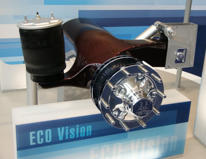 Экспериментальная ось BPW ECO Vision на карбоновой основе