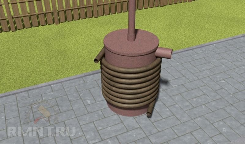 Изготовление теплообменника для буржуйки