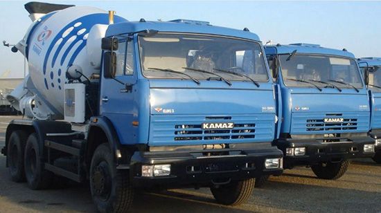 Миксер КамАЗ для транспортировки бетонной смеси
