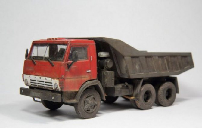 Моделька Камаз-5511 своими руками