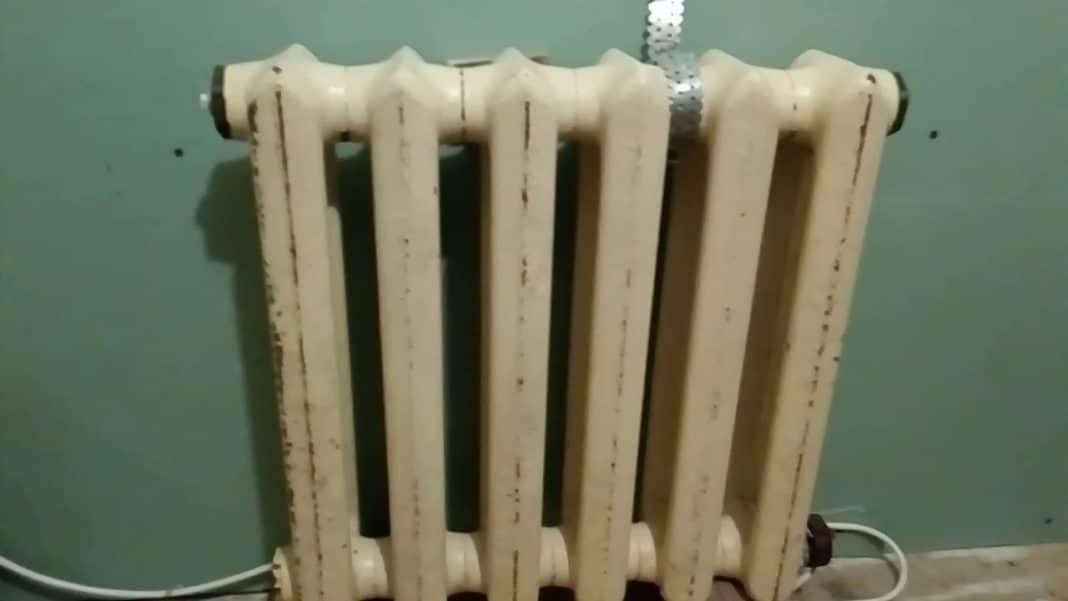 Обогреватель из батареи