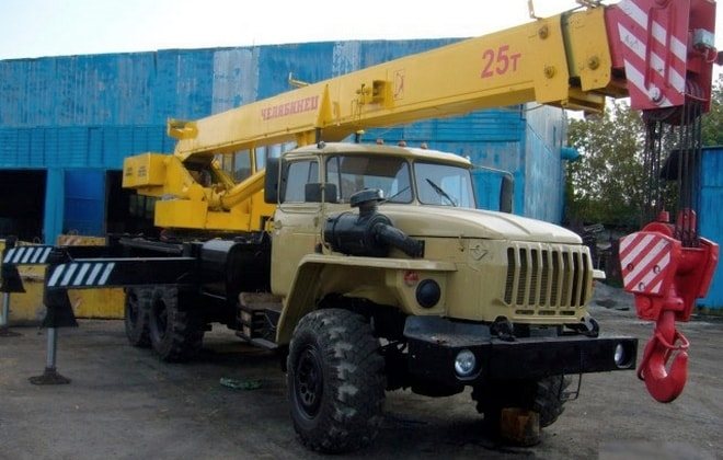 Опоры автокрана